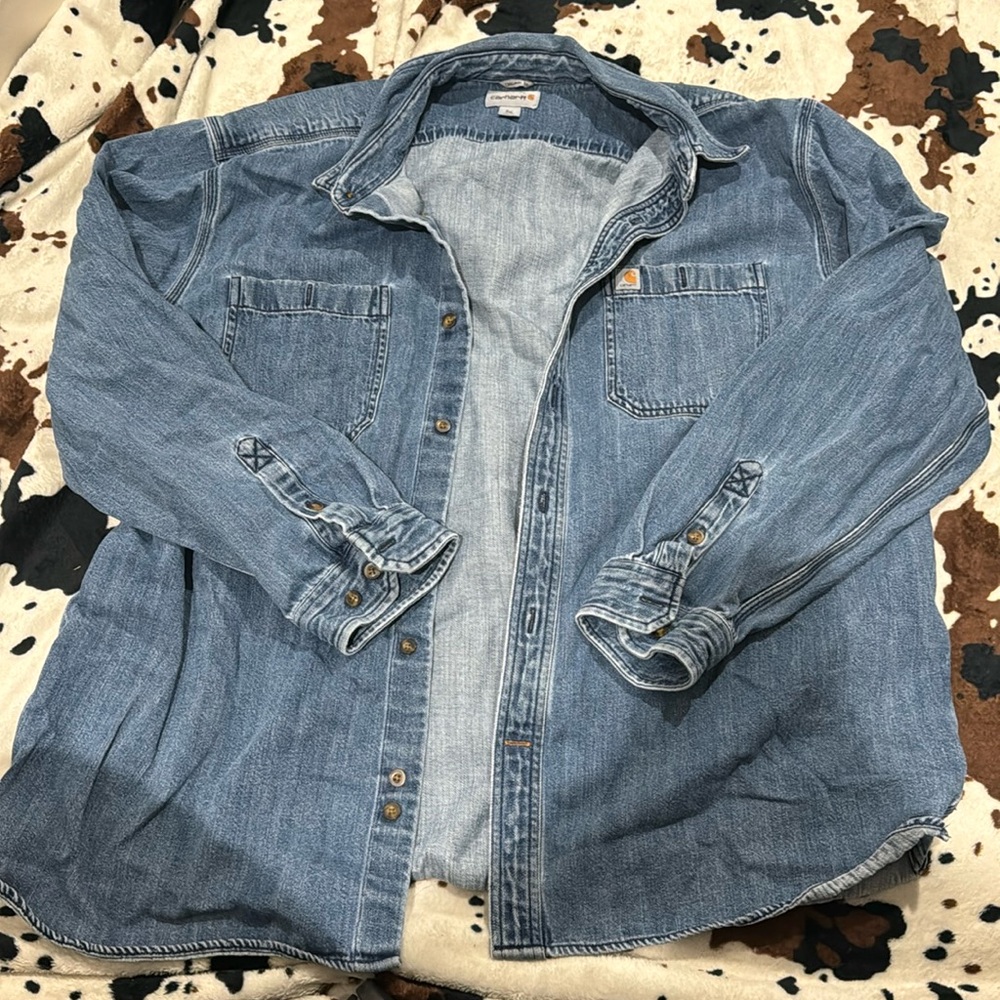 💙 Carhartt Blue Jean Jacket